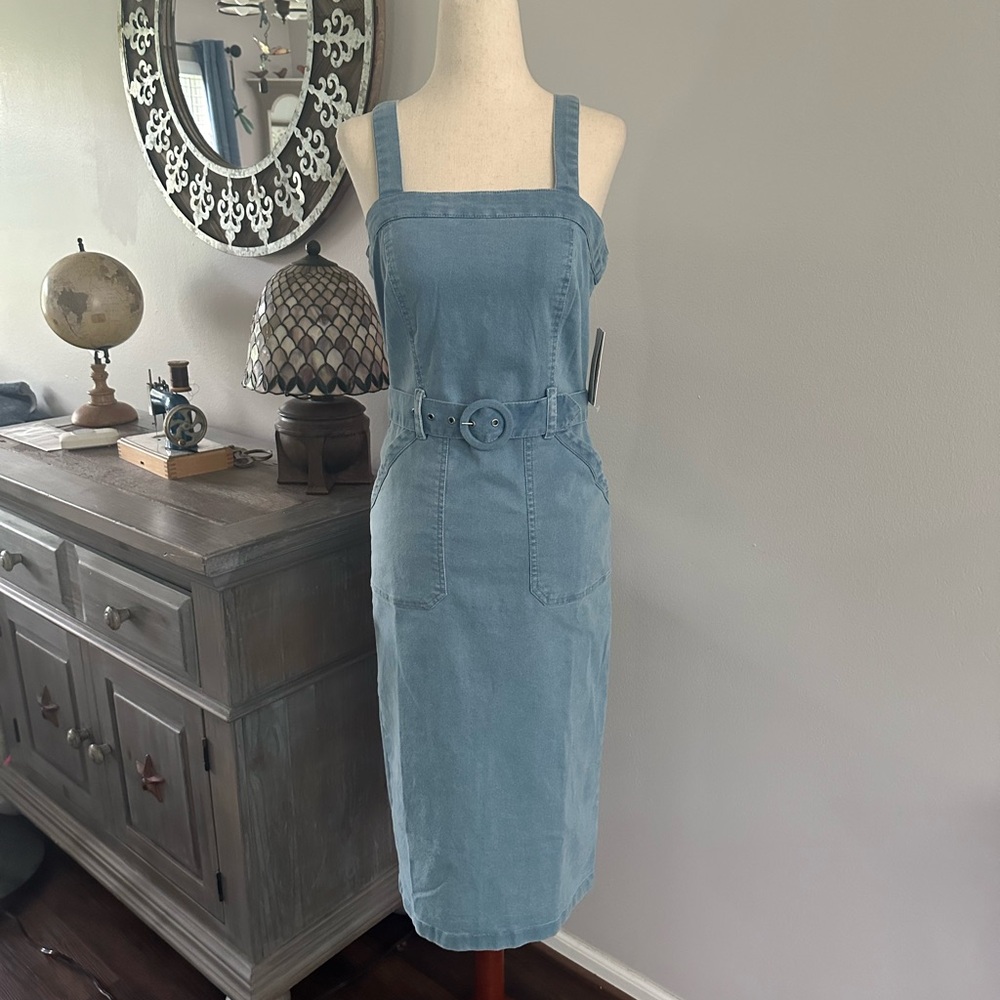 Denim Midi Dress
